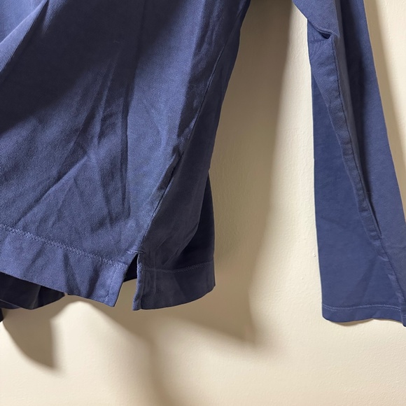 Old Navy NWT Long Sleeve Cotton Tee “Vintage Tee” Style Blue - Picture 4 of 6